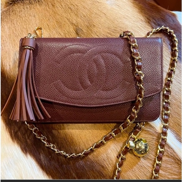 ✅SOLD✅CHANEL 🧡 TIRED OF BLACK❓GORG IN COGNAC🧡Mint 🧡BIG SAVINGS💰💰 - Picture 4 of 17